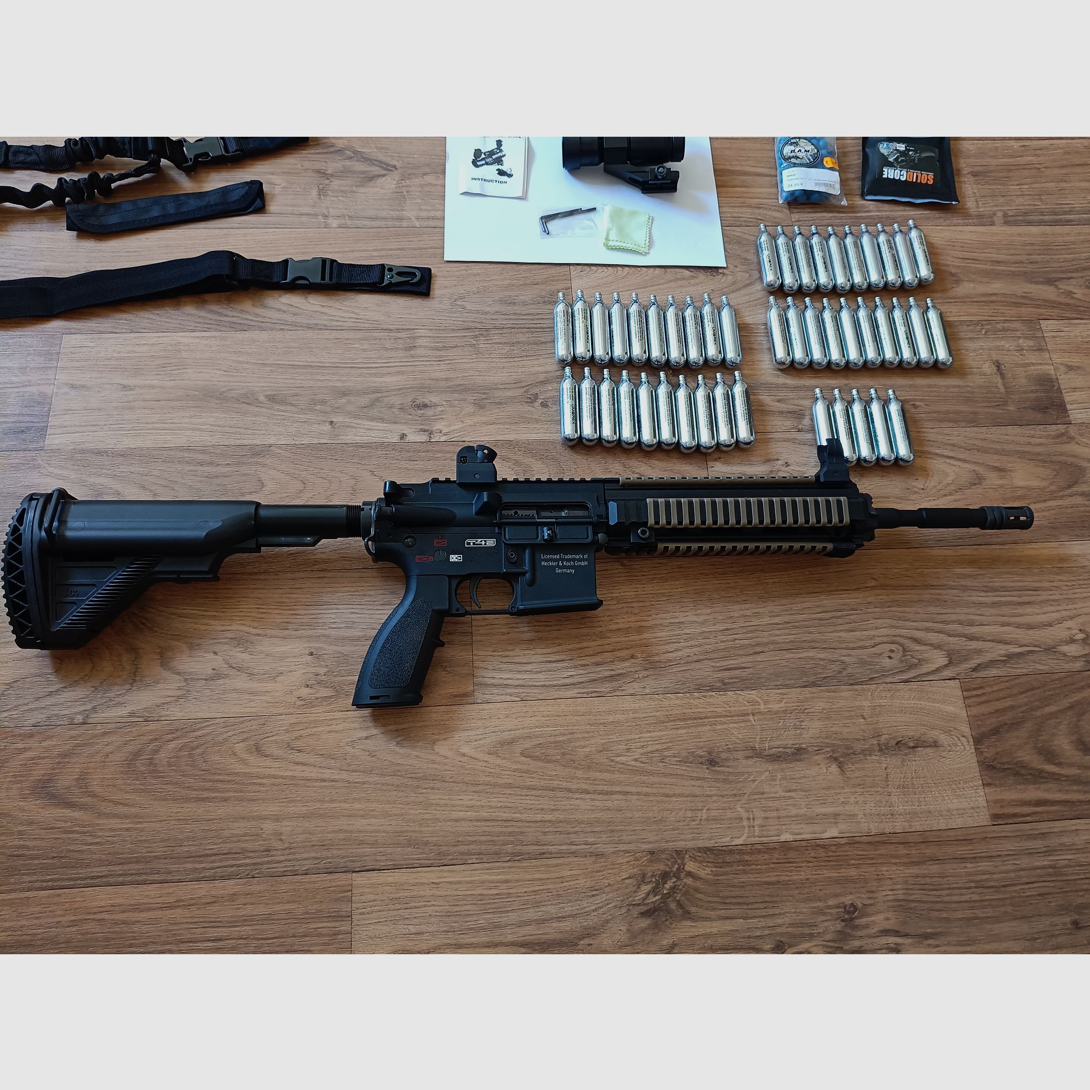 Umarex T4E HK416 cal.43  Sammlung Auflösung TPM1 Glock 17