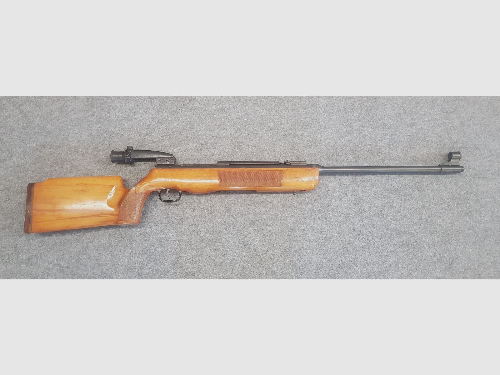 Weihnachtsangebot Seltenes aus Suhl Oberhebelspanner Luftgewehr Haenel Mod. IV/M im guten restaurierten Zustand Oberhebel 4M cal. 4,5mm Diabolo