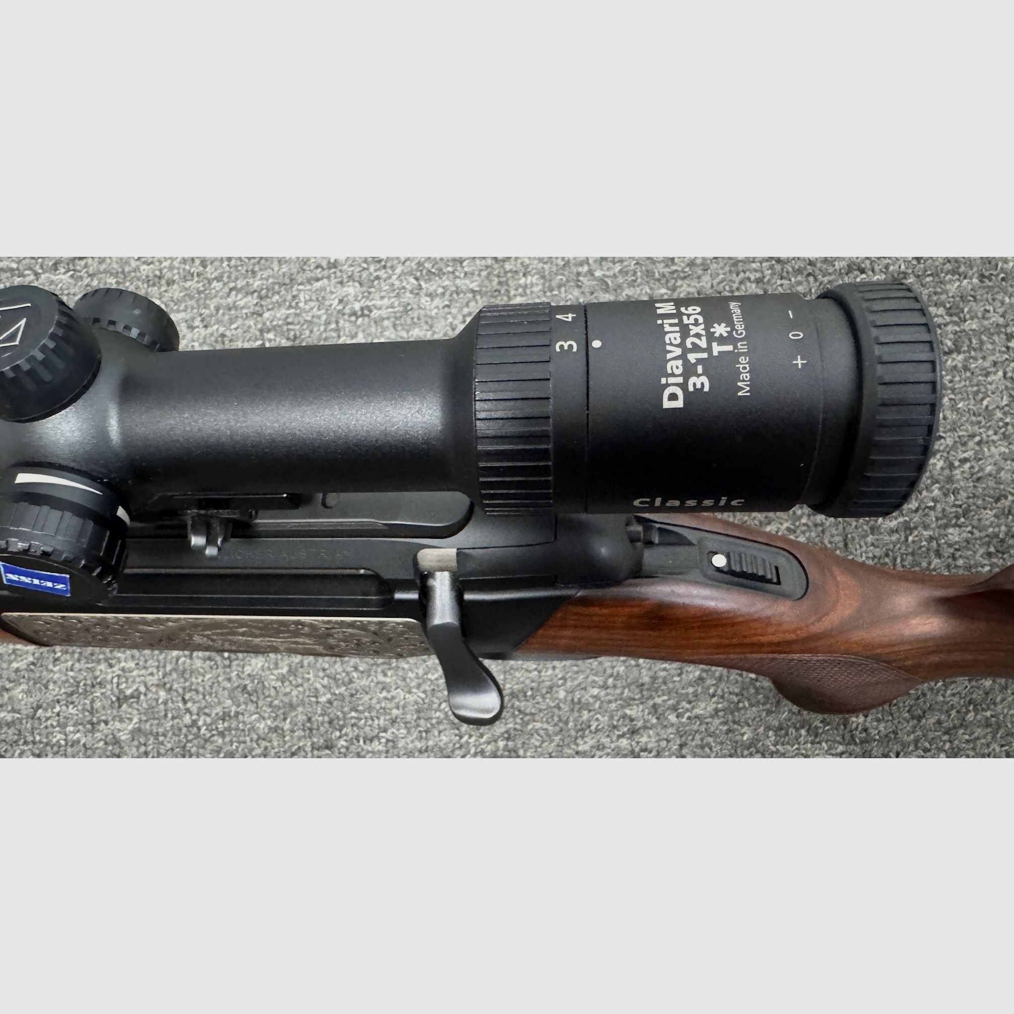 Steyr Mannlicher .308Win. + Zeiss  3-12x56 - Leuchtpunkt - M14x1 - LINKS !!!
