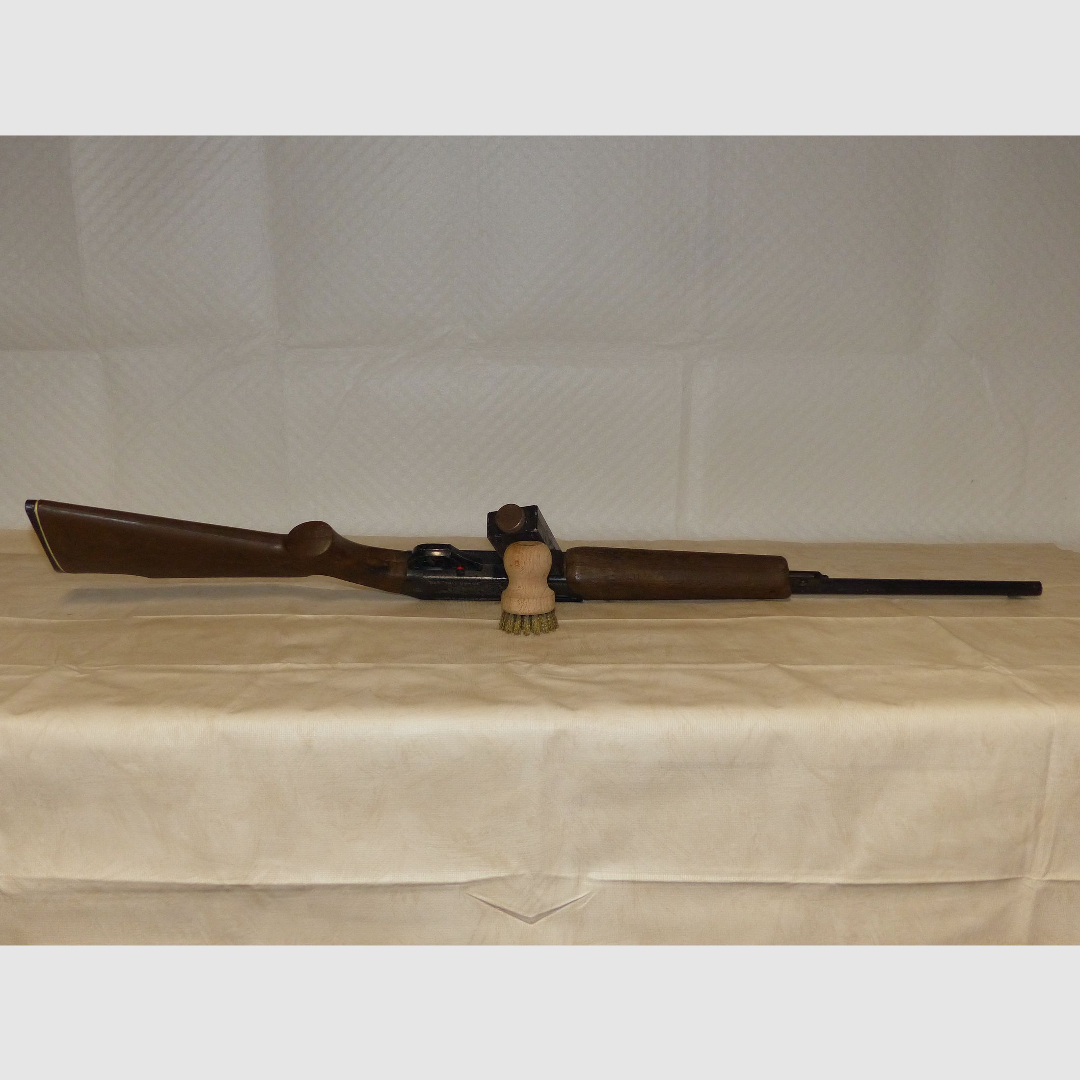 Carabina de aire comprimido Co2 de palanca inferior Daisy Power Line Mod. 990 Cal. 4,5 mm Diabolo y BB Dual Power USA vintage