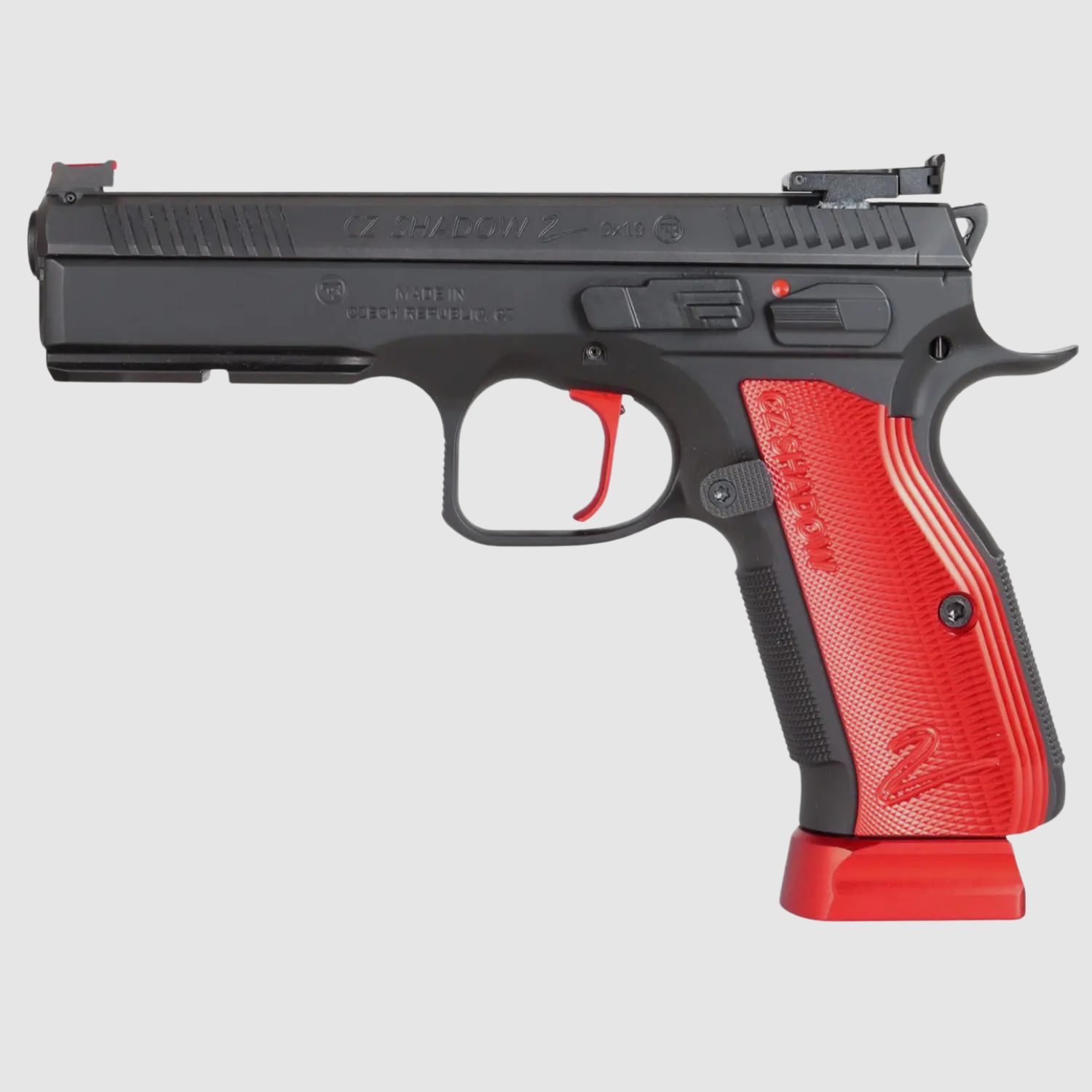 CZ 75 Shadow 2 HOT RED Single Action Pistole Kaliber 9mm Luger