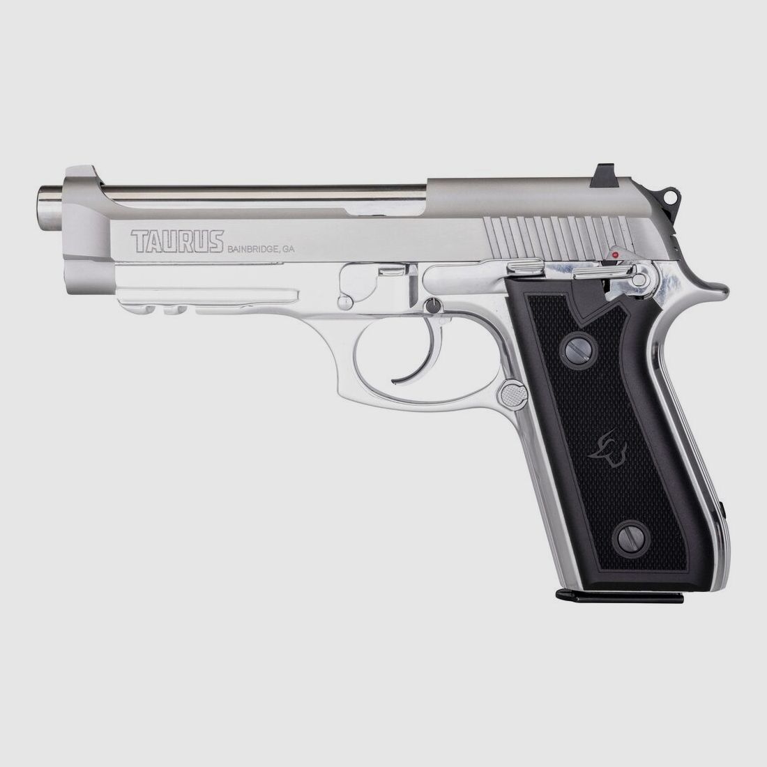 Taurus PT 92 SS17 Rail, Stainless Steel matt, 17 Schuss Pistole