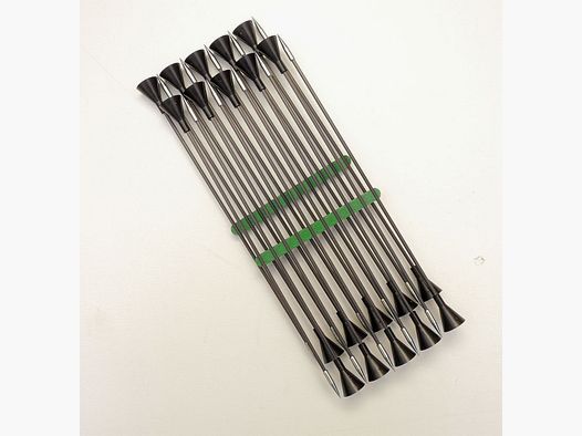 AlexBow Blasrohrpfeile .625 Carbon mit Stahlspitze schwarz