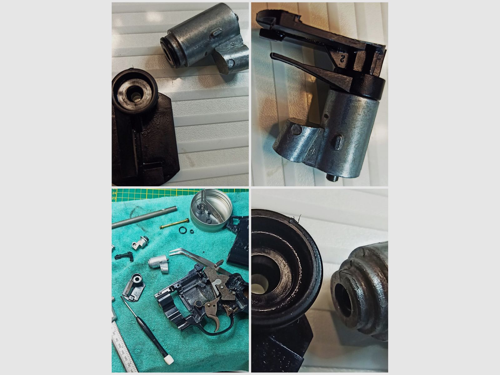 Vintage: 2 x CO2 Revolver "Daisy" Powerline 44 Diabolo 4,5 gereviseerd