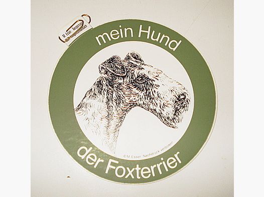 Aufkleber Foxterrier -