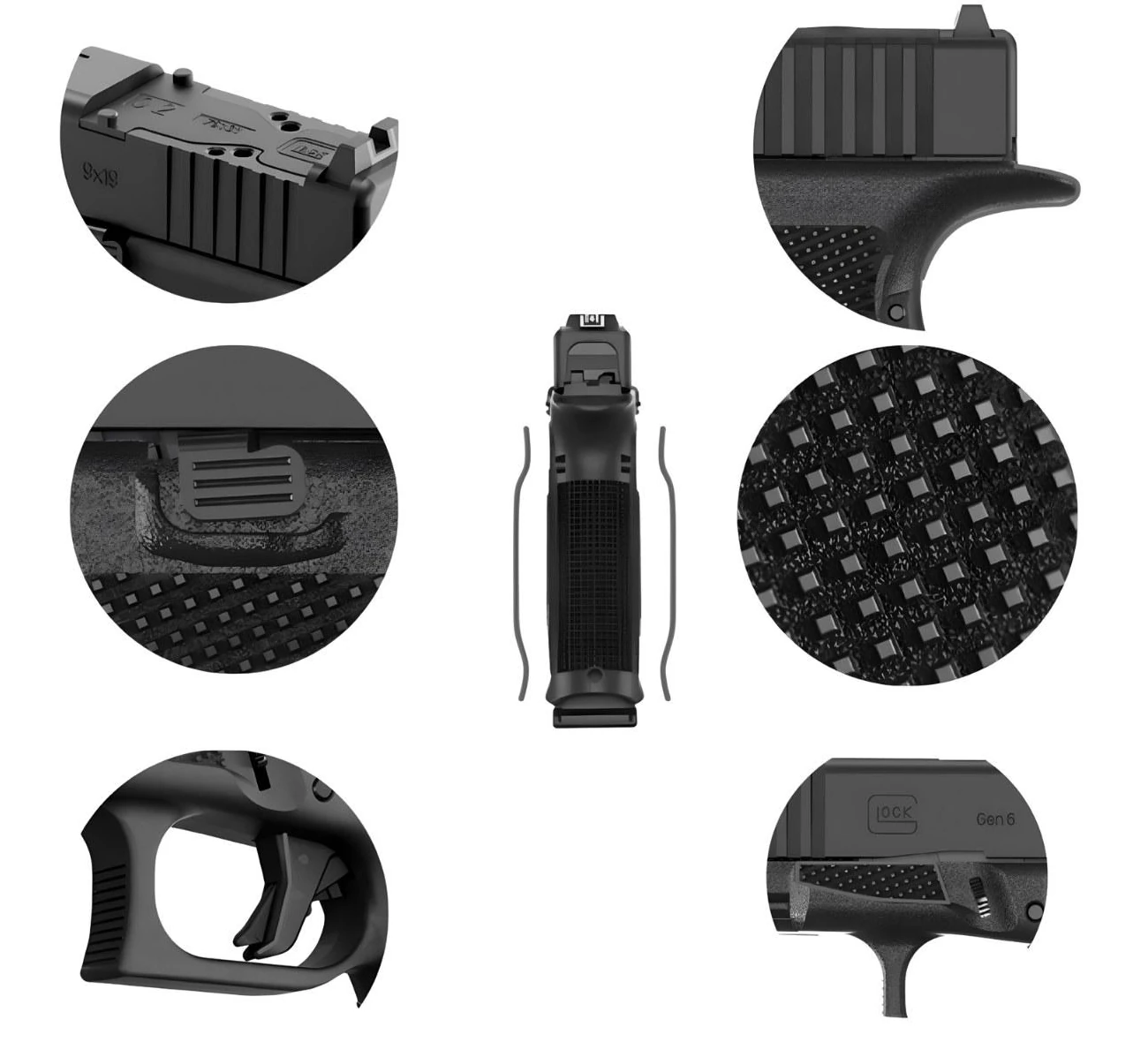 GLOCK 49 gen.6 OR pistolet cal. 9x19mm (76233), image 3 sur 14