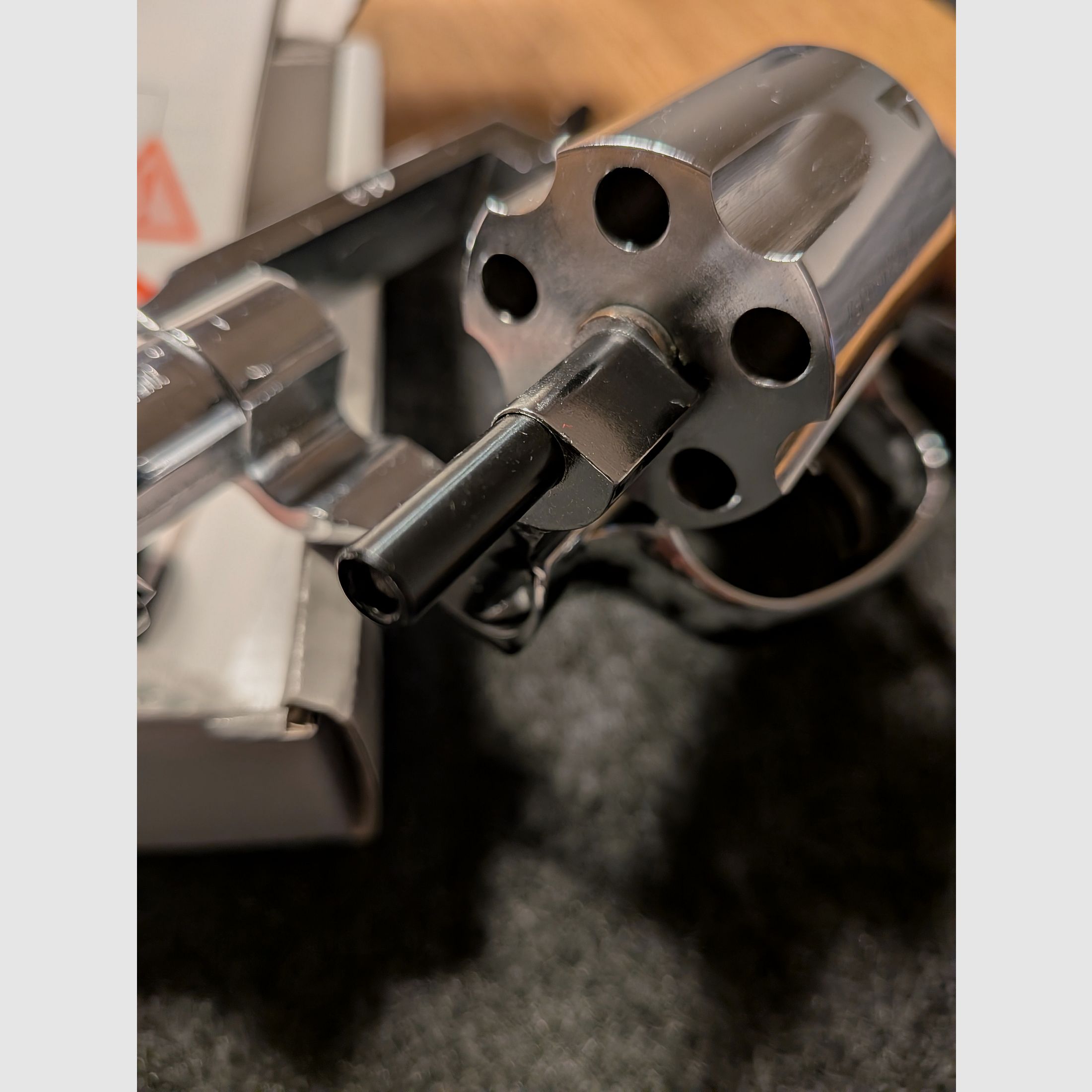 Weihrauch HW 37 Chrom PTB779 Kal.9mm R.Knall + Nowy + Rewolwer strzelający ostrzegawczo