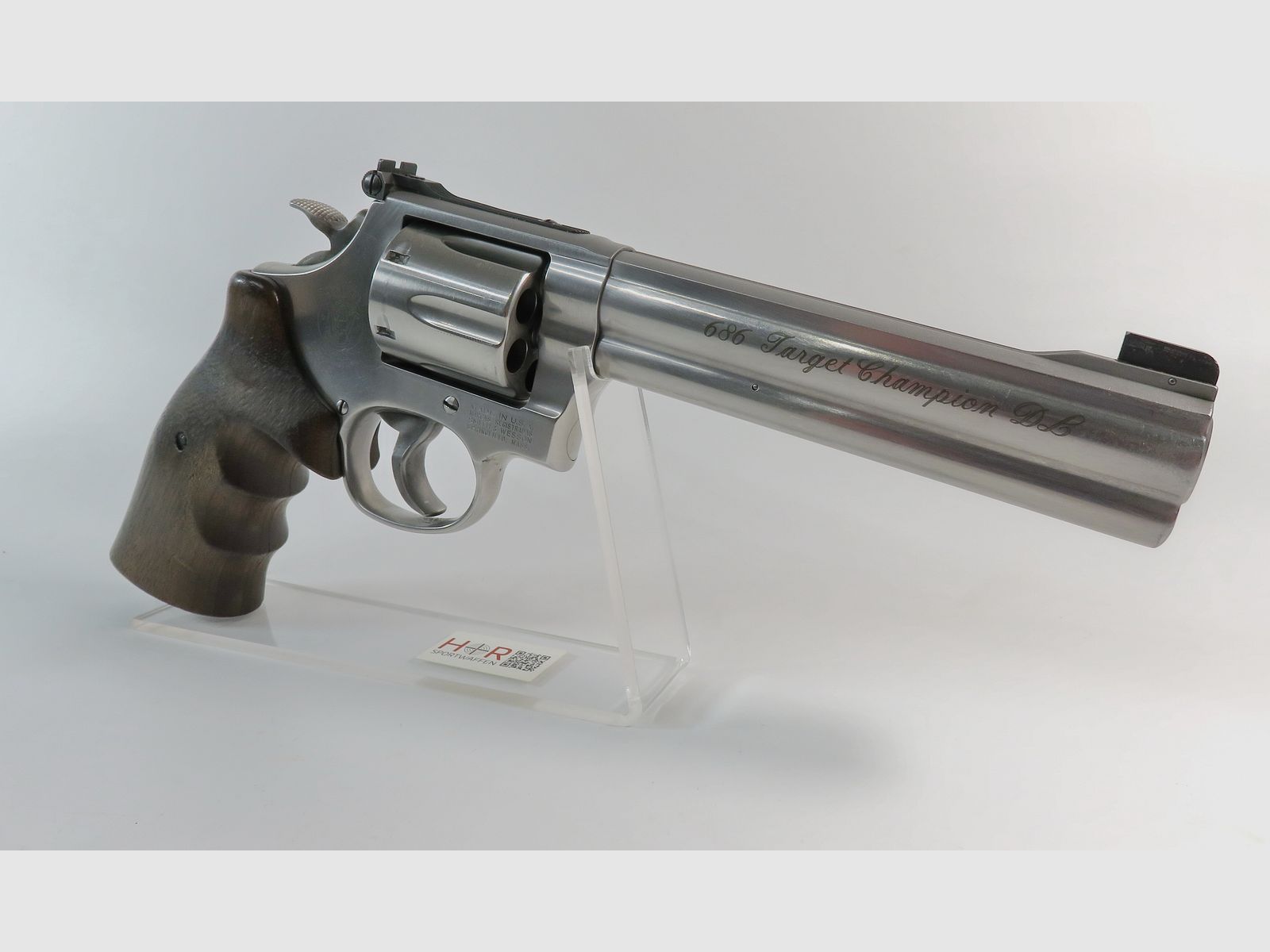 Revolver Smith & Wesson Mod 686-5 Target Champion DL | .357 Mag. | 6 Zoll | Nill-Griff | Gepflegter Zustand