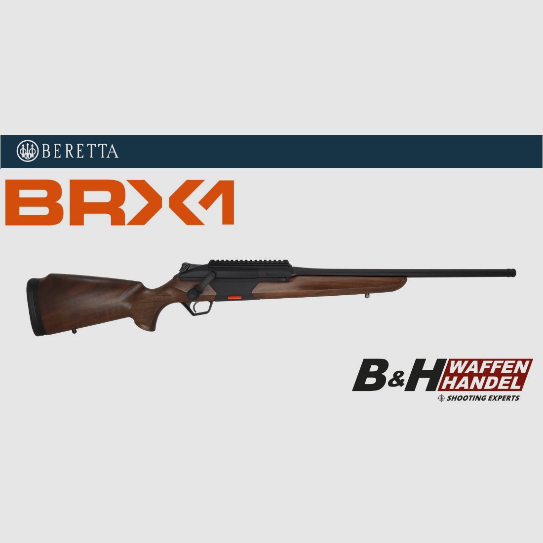  Beretta  BRX1 Nussbaum Holzschaft kurz LL 51cm Geradezug Repetierer auf LINKS umbaubar BRX-1 BRX 1