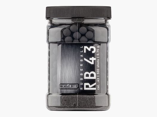 T4E RB 43 Prac Series Rubberballs - 500 pz.