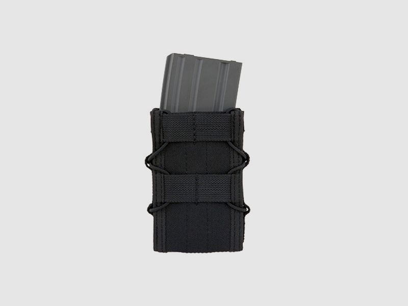 Belt-Mounted Versatile rifle magazine pouch - Black