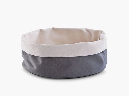 Sacchetto per pane rotondo, 25 cm antracite, bianco crema
