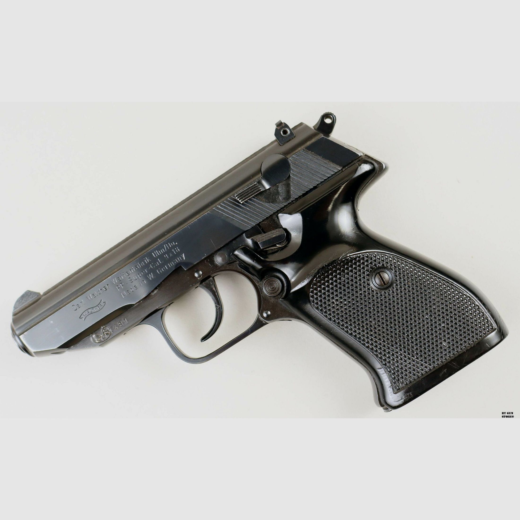 Walther mod. PP Super-pistool kal. 9×18 serienr. 14924, afbeelding 2 van 7