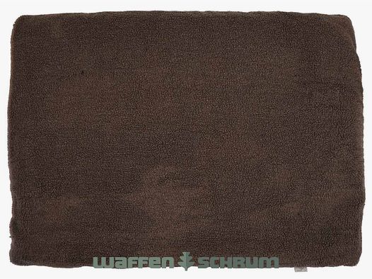Hubertus dog blanket made of fiber fleece 70x100cm / brown