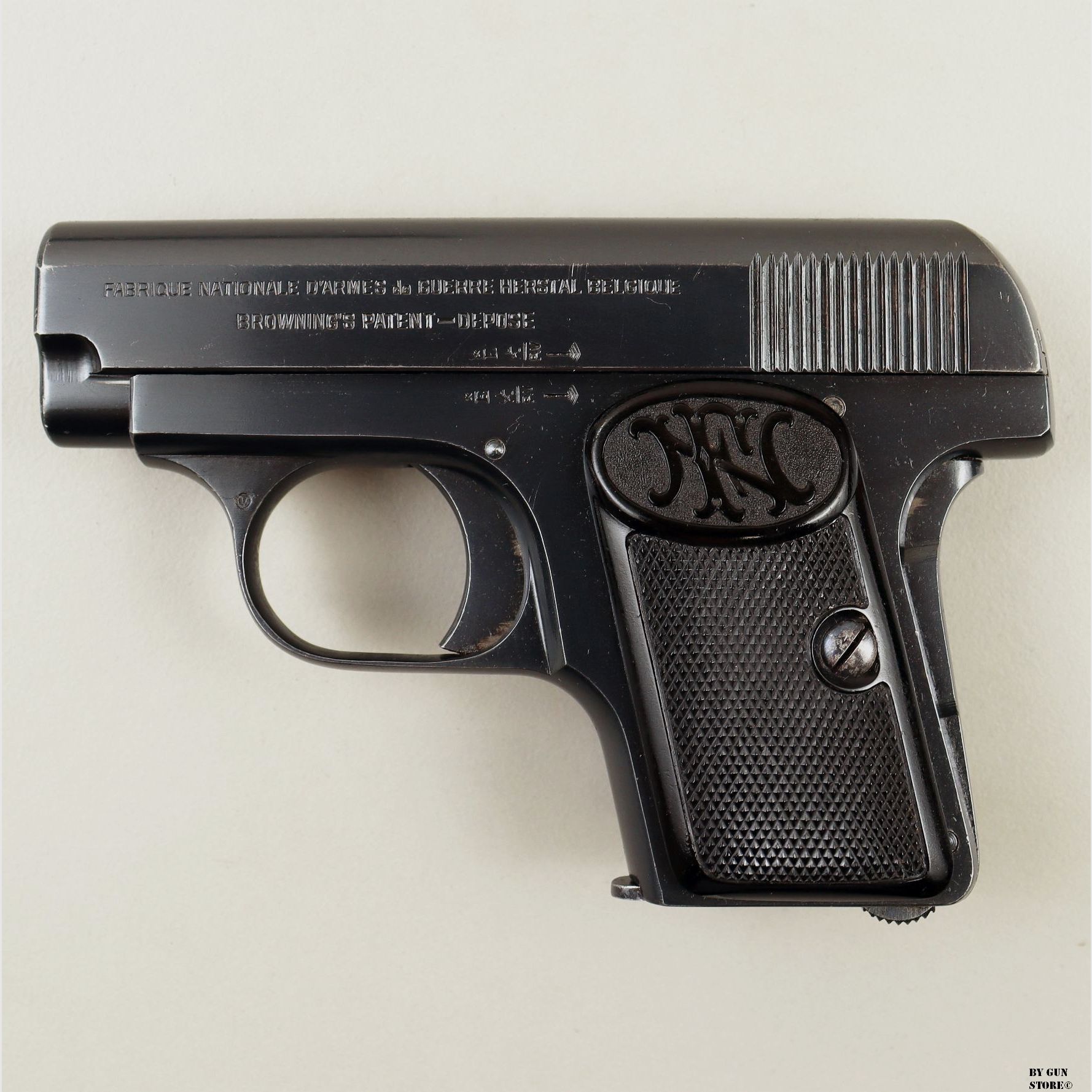 Pistool F.n. Browning mod. 1906 kal. 6,35 matr. 19477, afbeelding 1 van 7