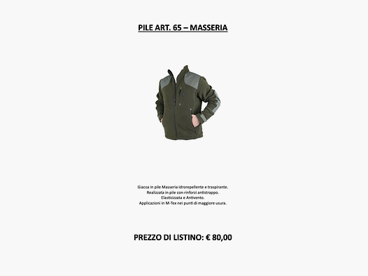 MASSERIA – Pile Masseria 65