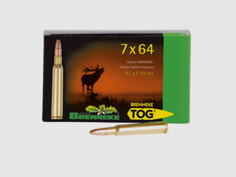 Brenneke 7x64 150GR TOG 20 patronen