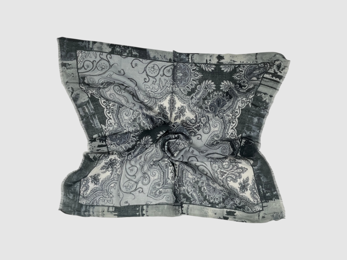 Tørklæde cotton/silk, billede 2 af 2