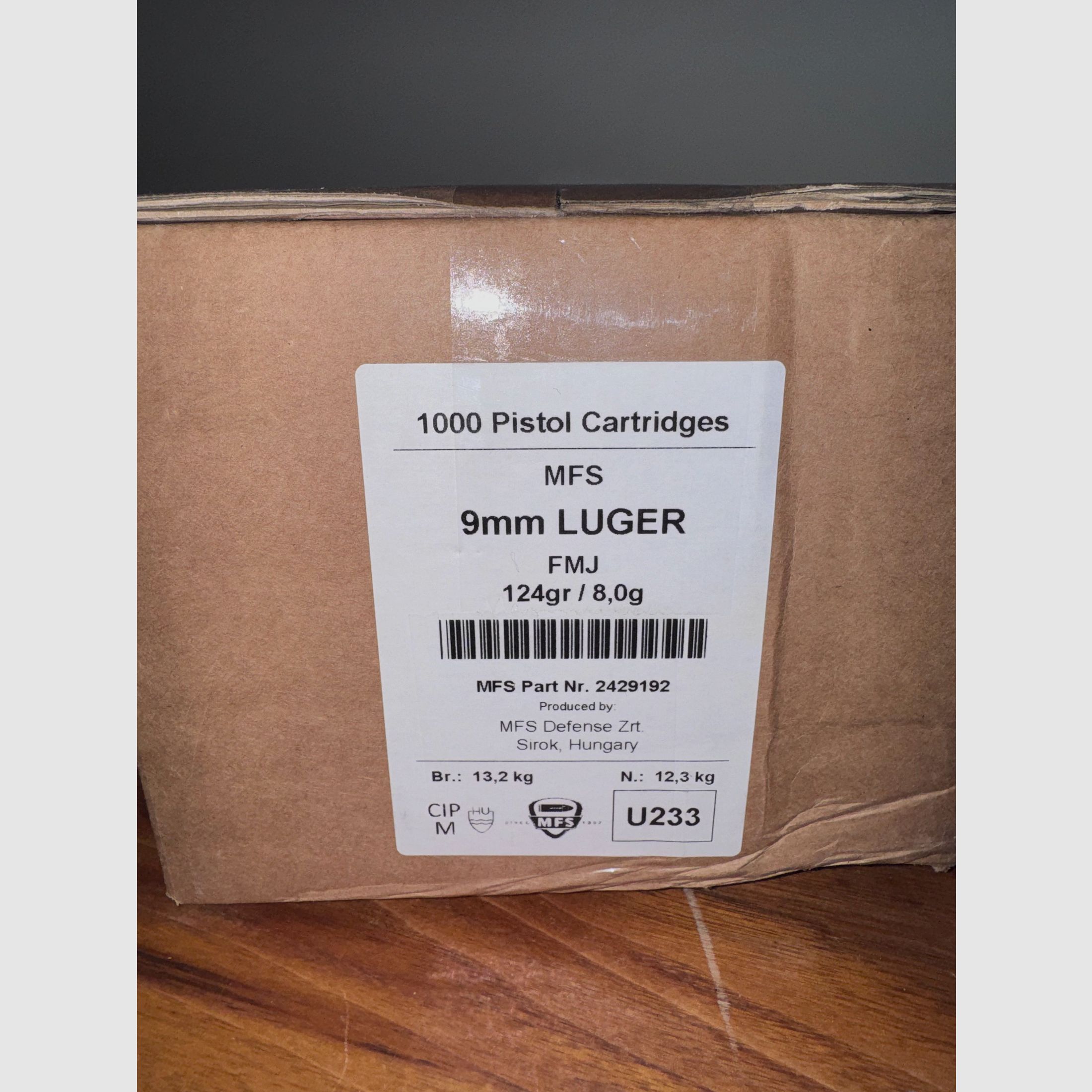 Munizioni 9 mm MFS 8 gr. FMJ & STV 7,5 gr. FMJ – in totale 3.500 colpi, immagine 2 di 4