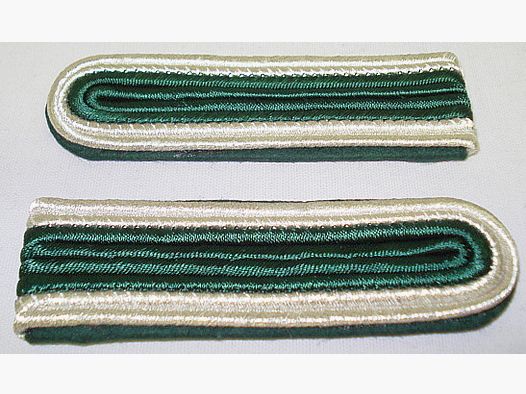 Épaule 4 bandes - Intérieur vert / Extérieur argent