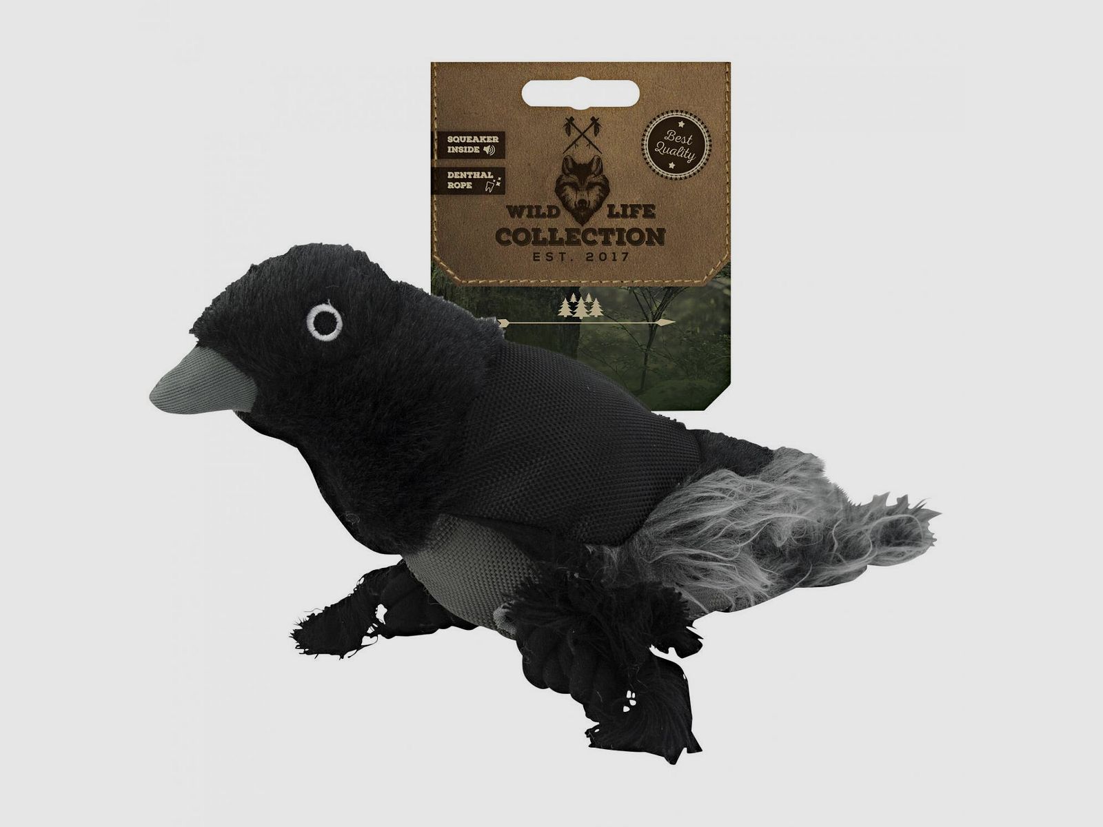 Jouet pour chien Wild Life Collection Corbeau