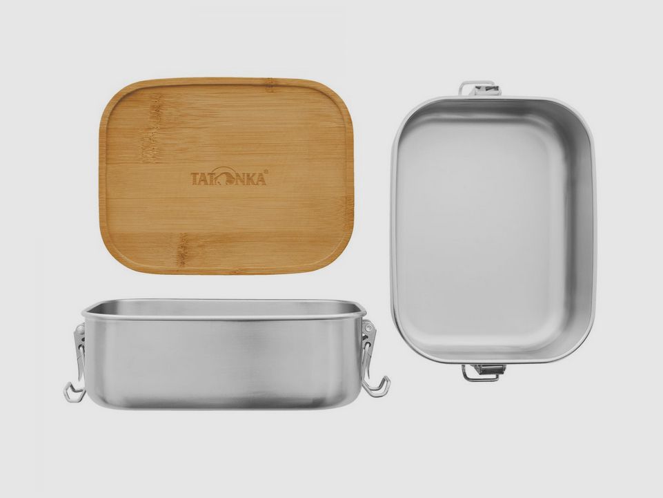 TATONKA Lunch Box I 800 Bamboo Edelstahl-Brotdose