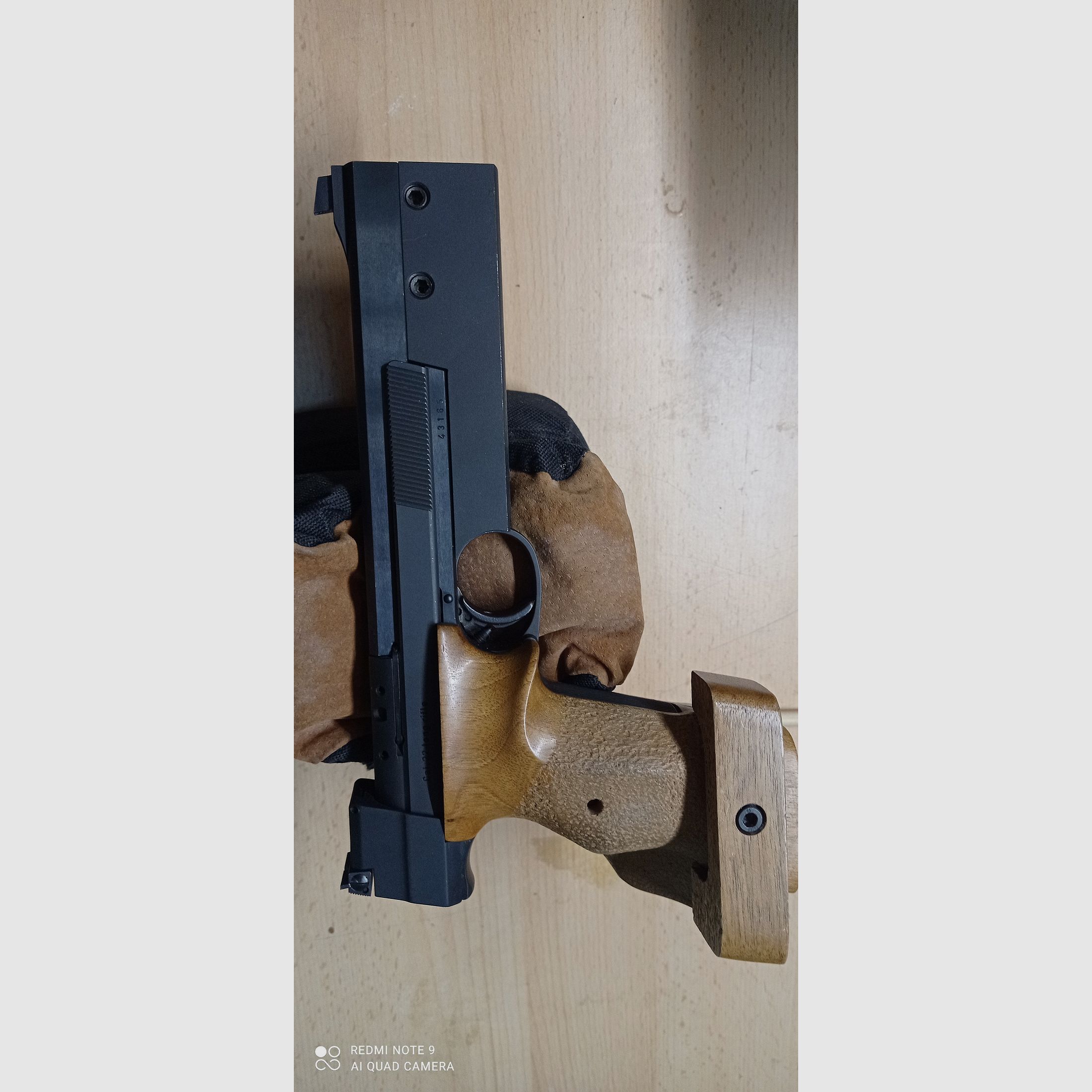 Semi-automatic pistol Hämmerli 208 including barrel weight