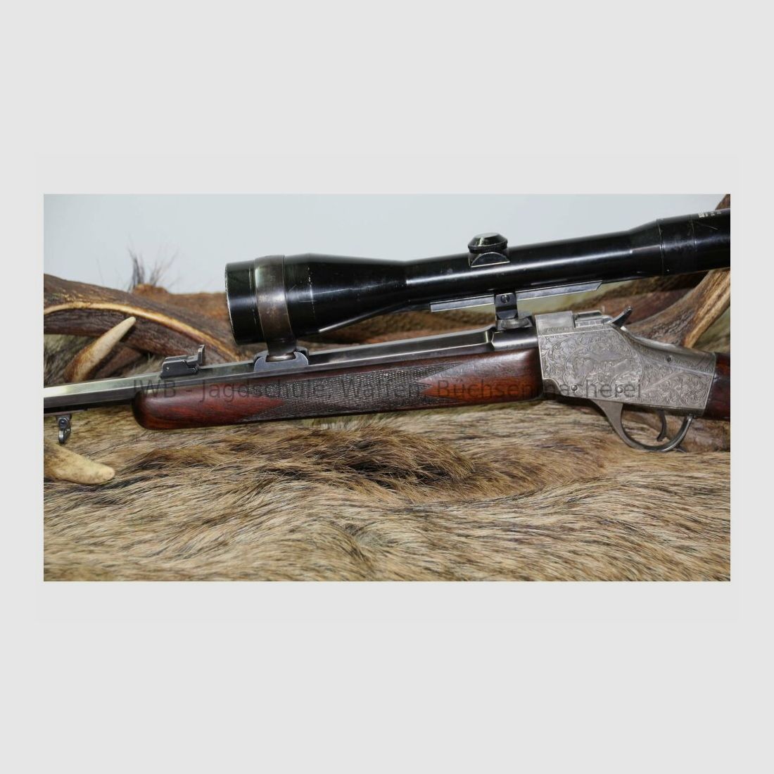 Carabina Stoermer con cañón octogonal 6,5x68R