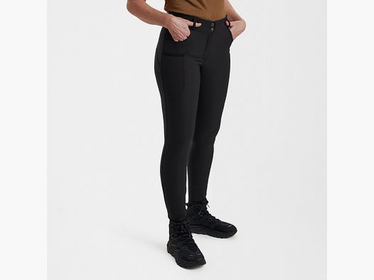Leggings de chasse pour femmes - Noir – Taille des vêtements femmes : 42