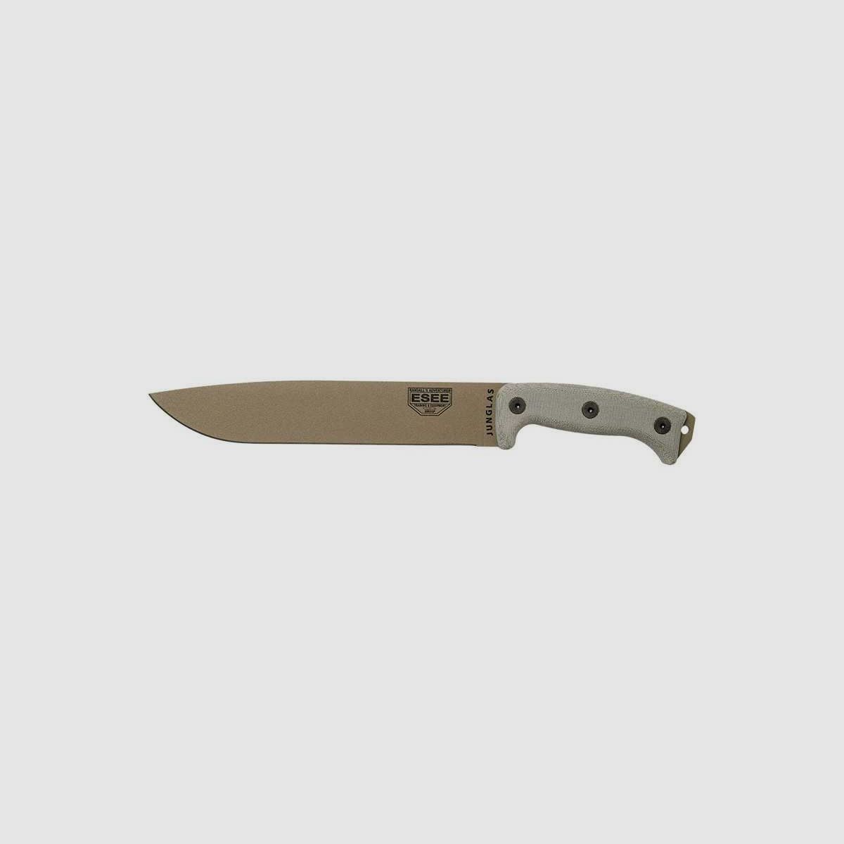 Fixed Blade Knives Junglas - Dark Earth Blade ESEE