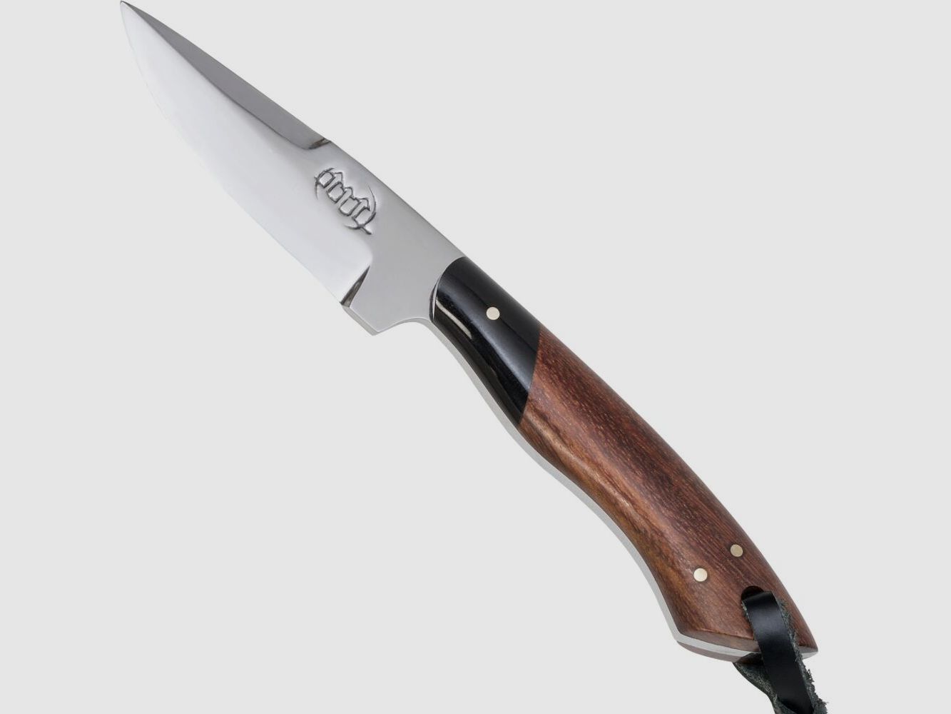 Citadel Rithy hand-forged knife with high-quality leather sheath