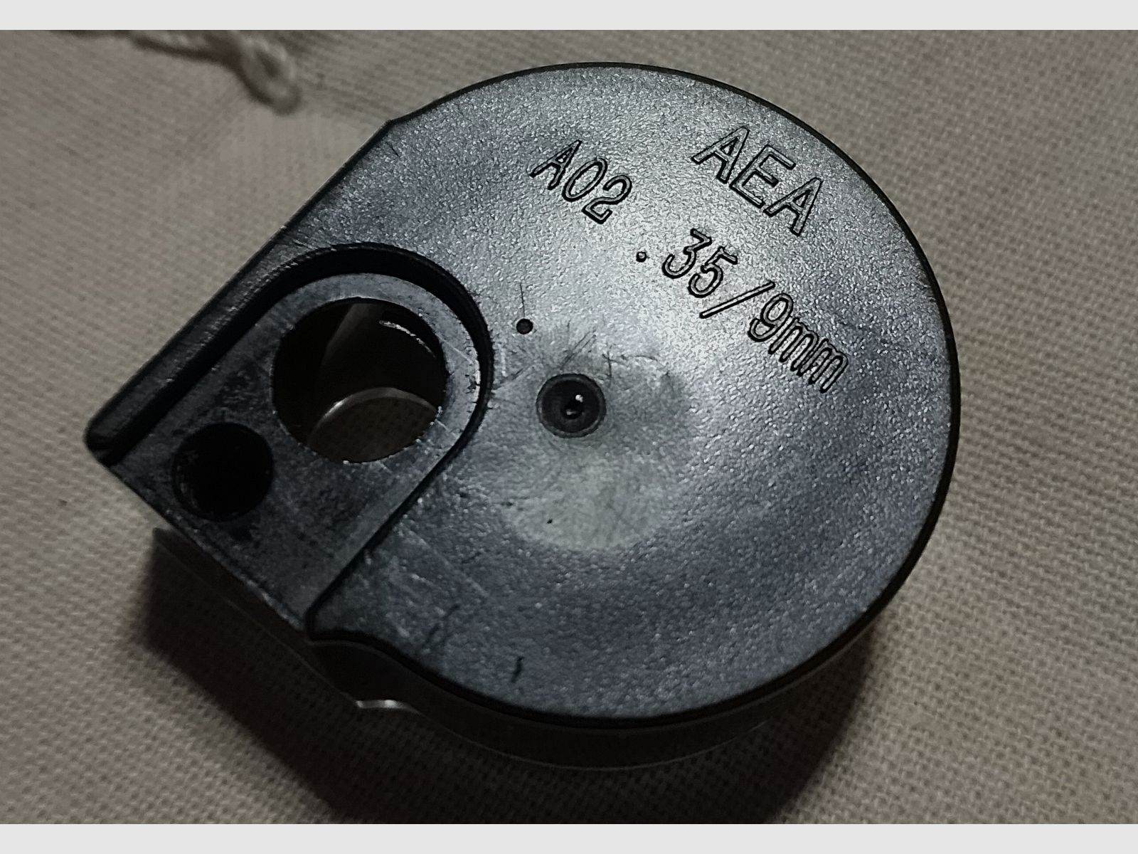 1x Original AEA 8 disparos 9mm cargador para HP max tambor .35 a02