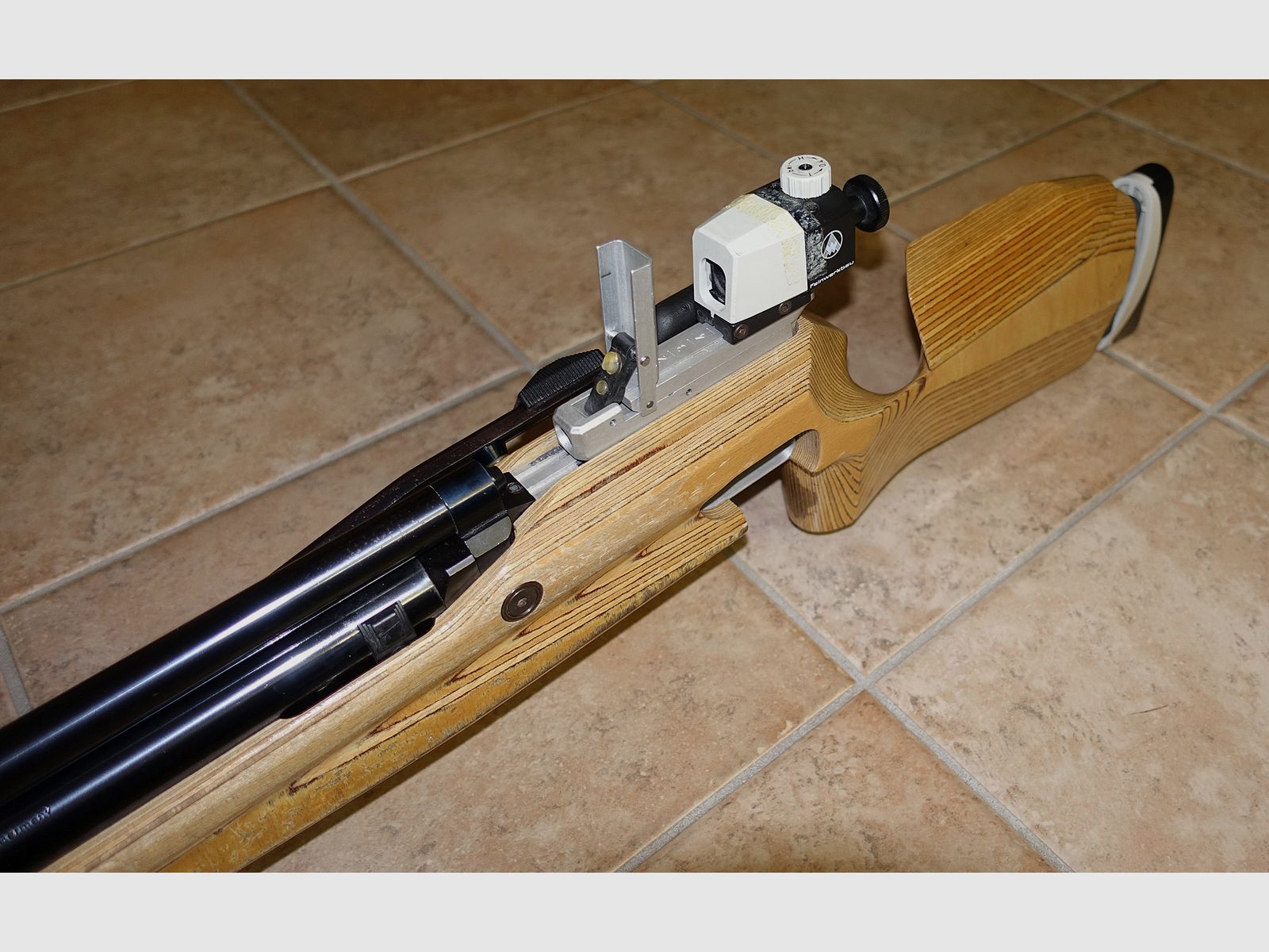 FWB Feinwerkbau Druckluft Matchgewehr Mod. 602 / neues Service / alle Dichtungen NEU