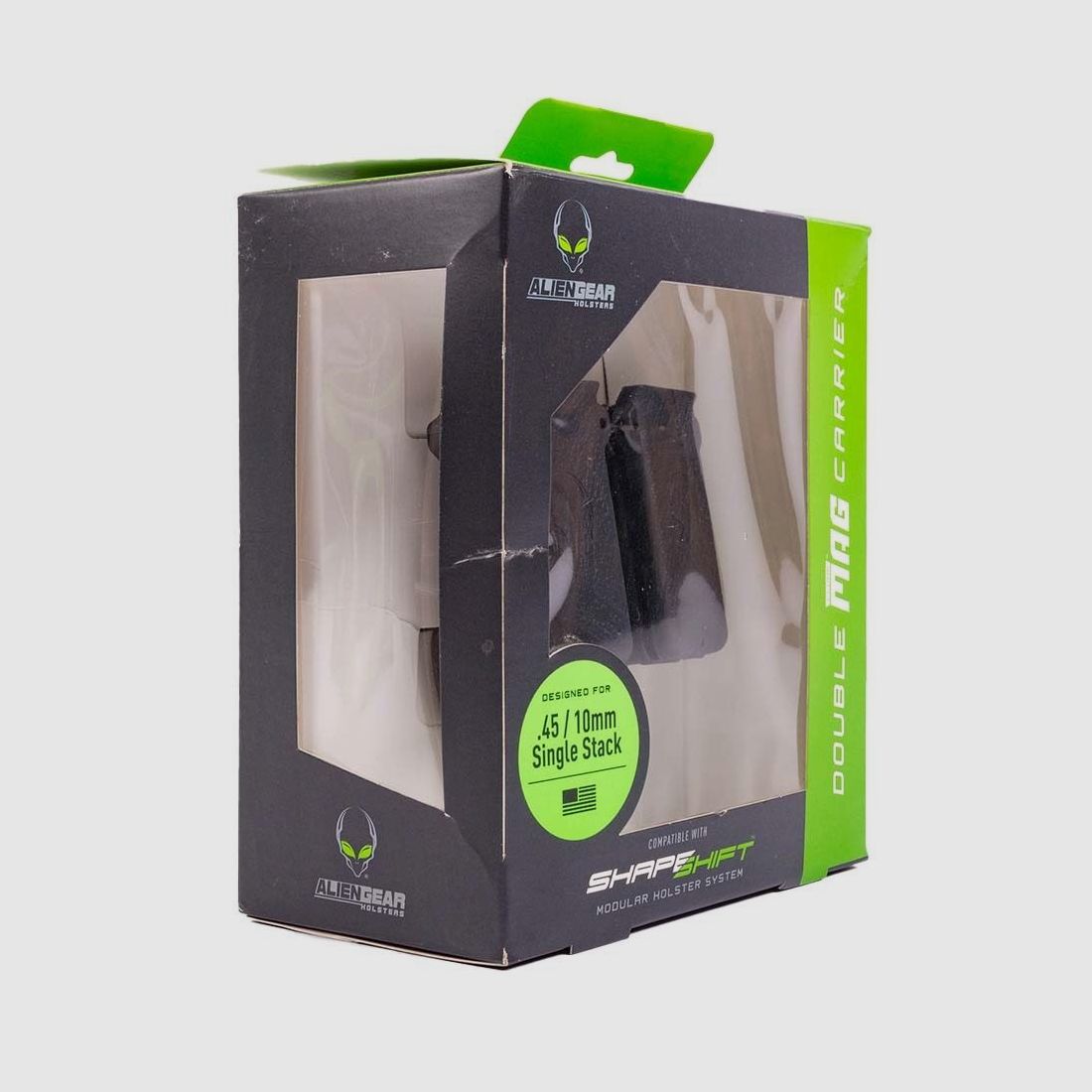 Aliengear Holsters Podwójny Mag Carrier .45 ACP pojedyncza stos