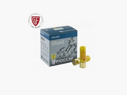 FIOCCHI Patronen STEEL WETLAND Kal.20 gr.24 p.5 bleifrei
