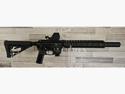 Schmeisser AR15-9 SD S4F 10" cal. 9mm Luger with Falke LE red dot sight - new merchandise from specialist retail