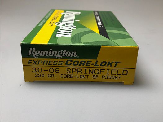 Munition Remington Core-Lokt SP 220gr .30-06 Spring