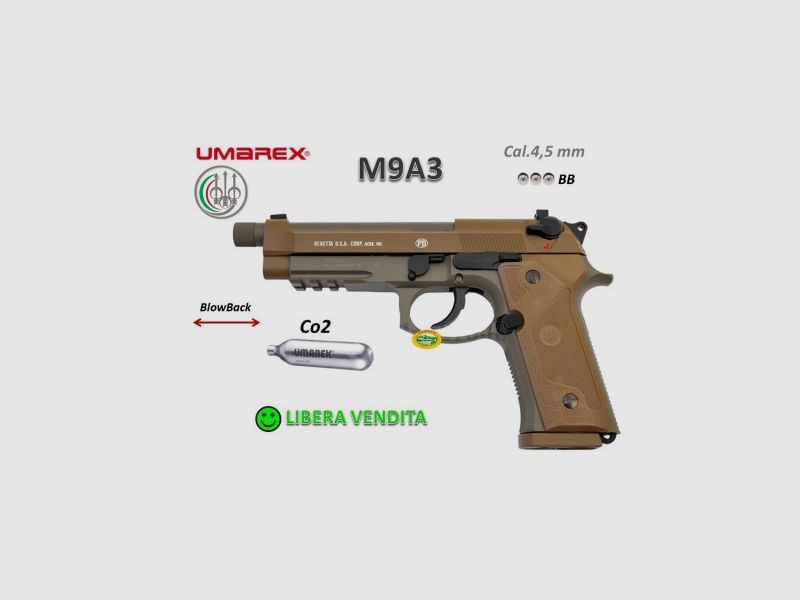 UMAREX BERETTA M9A3 C02 cal.4,5