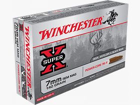 Büchsenpatronen Winchester Super X 7mm Rem. Mag. Power Core 95/5 140gr. Bleifrei !!!