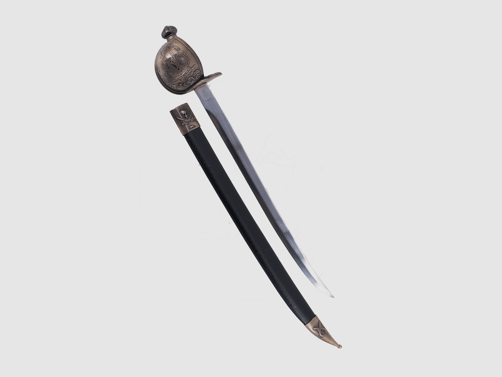 MIECZ/SABLA PIRAT BARBAROSSA 80cm OSTRZE STAL