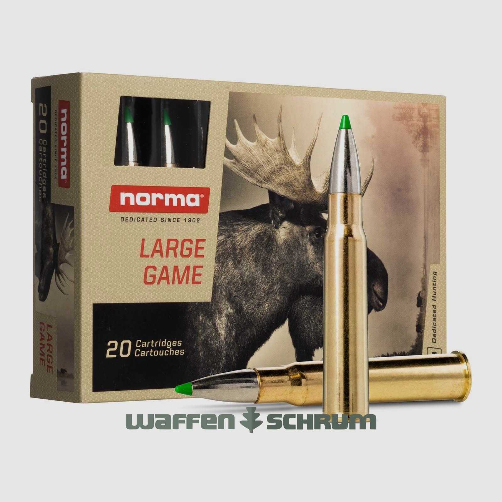 Norma 8x57JS Ecostrike 10,4g - 160gr