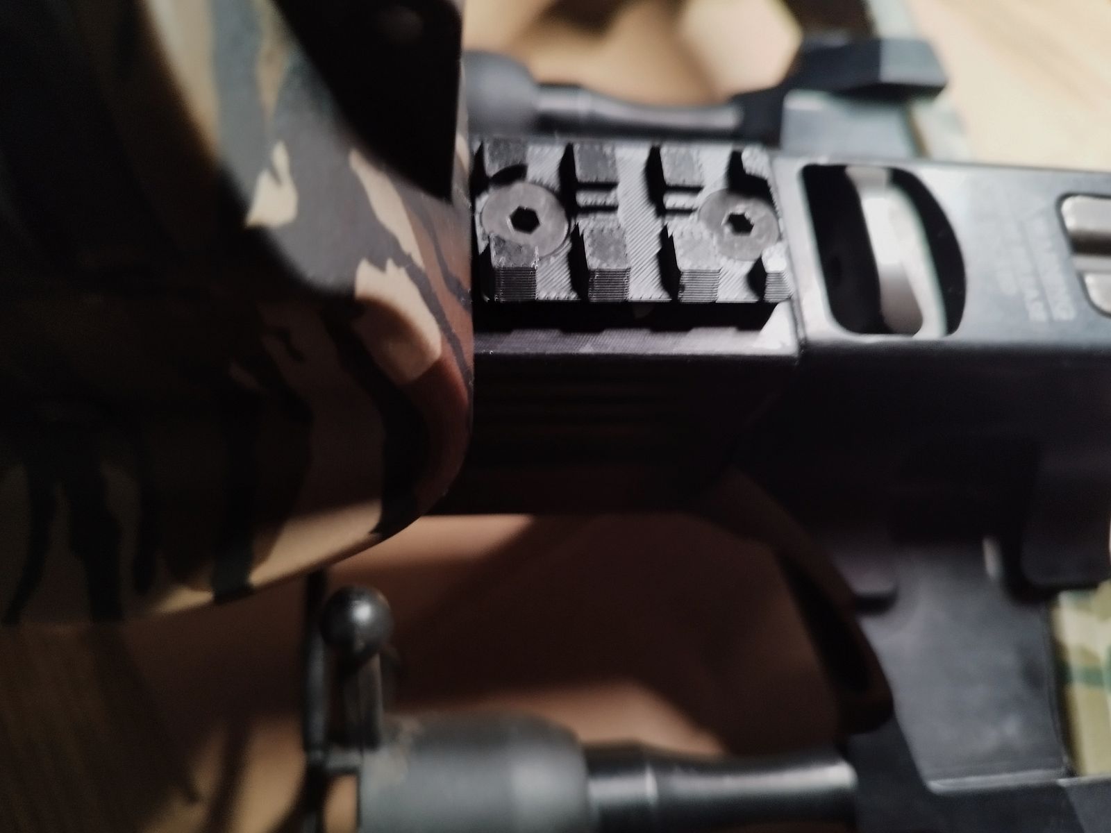 Excalibur Picatinny rail for bipod or accessories