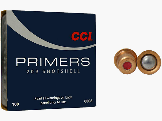 CCI Primer per cartucce a pallini 209 100 pezzi