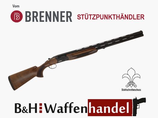 Brenner BF18 Black / BF 18 schwarz LL71cm Jagd Bockdoppelflinte Bockflinte