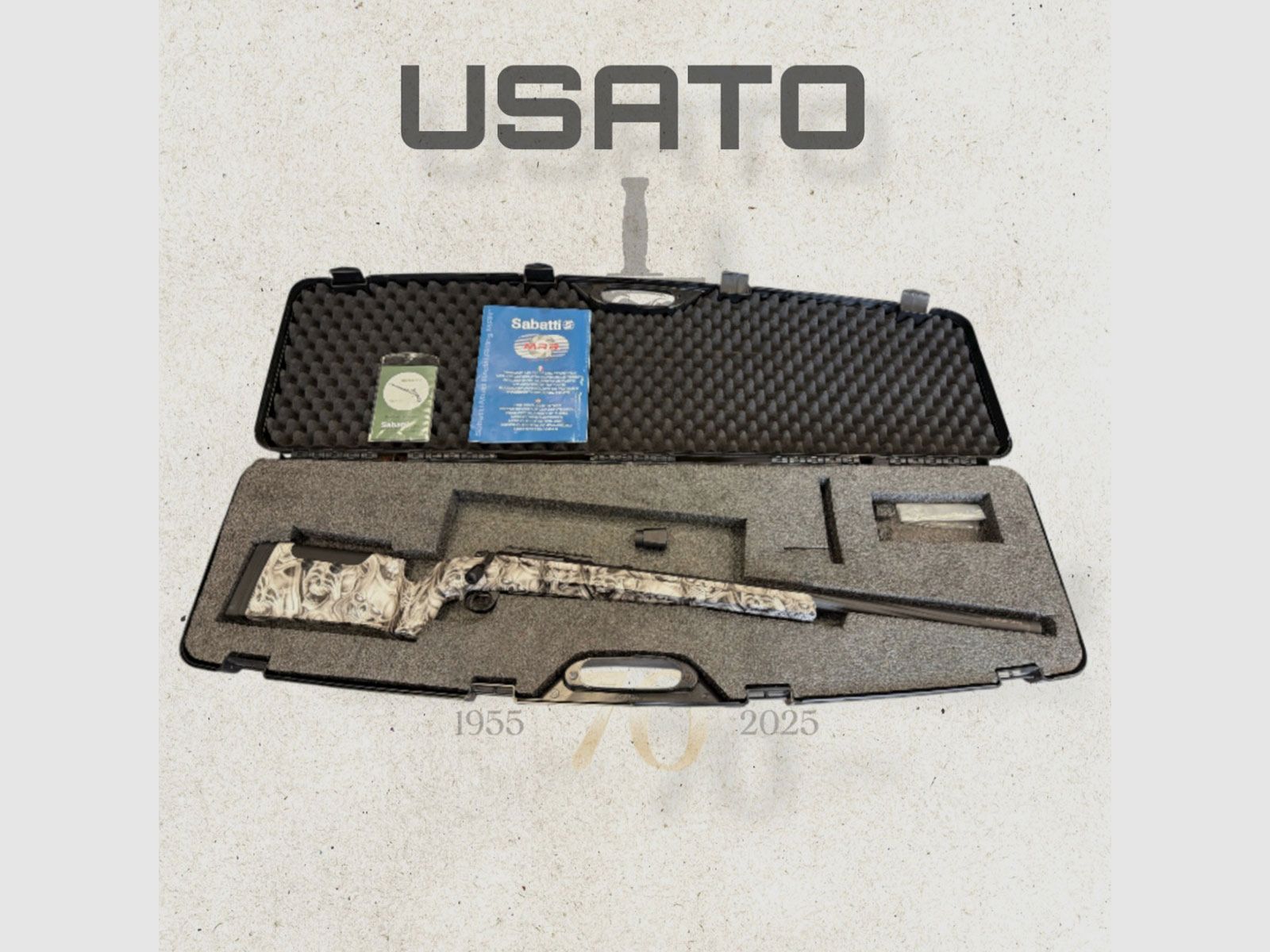 USED – RIFLE – SABATTI MOD. TLD WHITE FLUTED cal. 308 Win, image 7 of 7