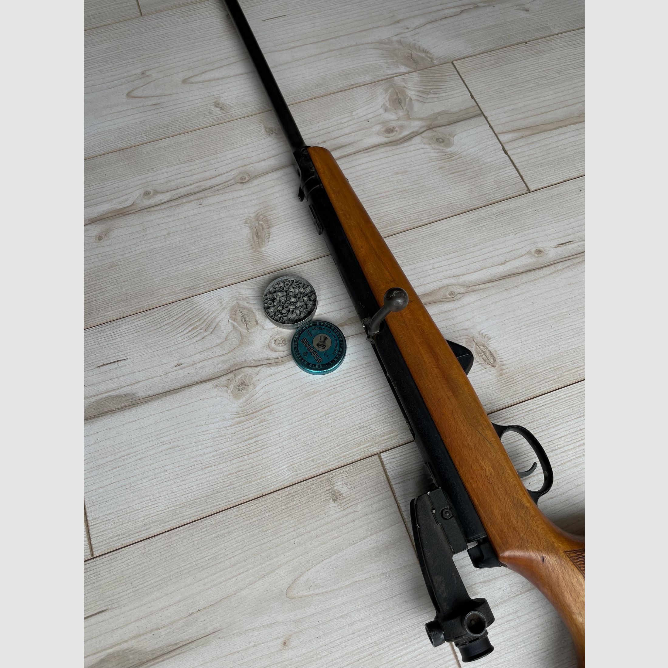 Haenel  311 luchtgeweer met diopter,  DDR