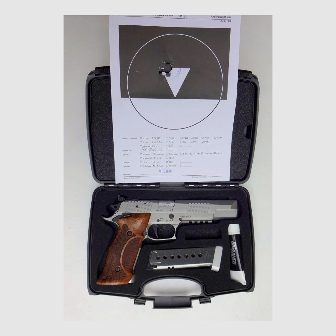 SIG SAUER Eckernförde Manufacturing P220 X SIX Supermatch PPC