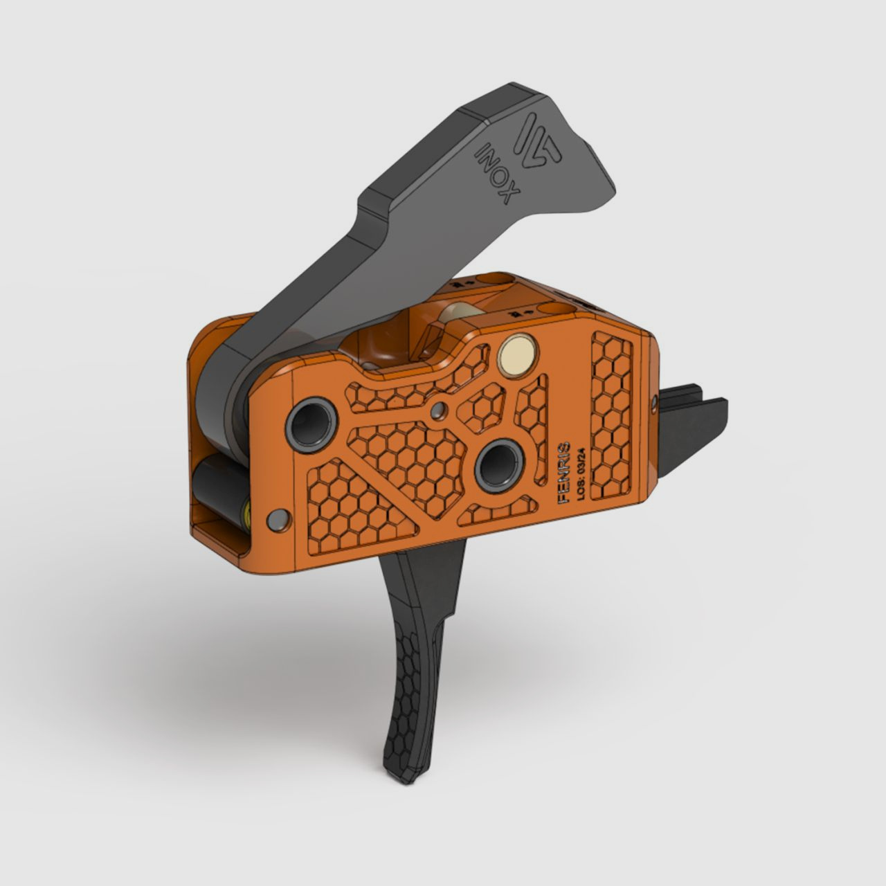 WPNTEC AR15 / AR10 / HK MR223 FENRIS Déclencheur direct droit courbé