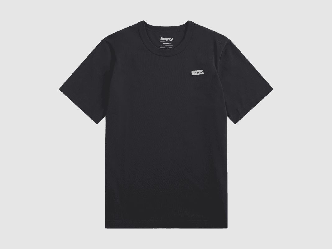 Bergans Logo Cotton Tee Men Dark Shadow Grey M