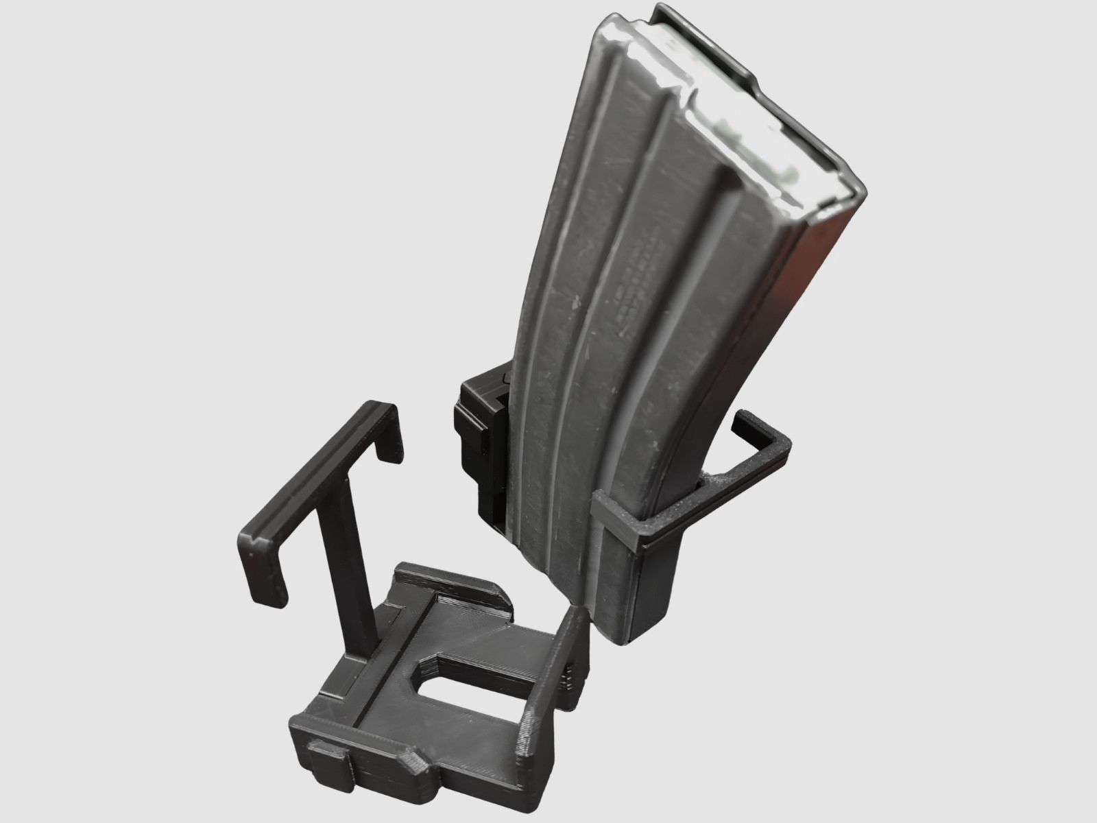 MP - ARMagHolder Soporte magnético para dos cargadores AR - negro - ARH-01, imagen 2 de 3